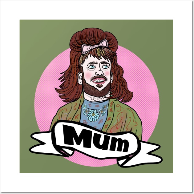 Aunty Donna Everything’s A Drum Mum Wall Art by VultureVomitInc